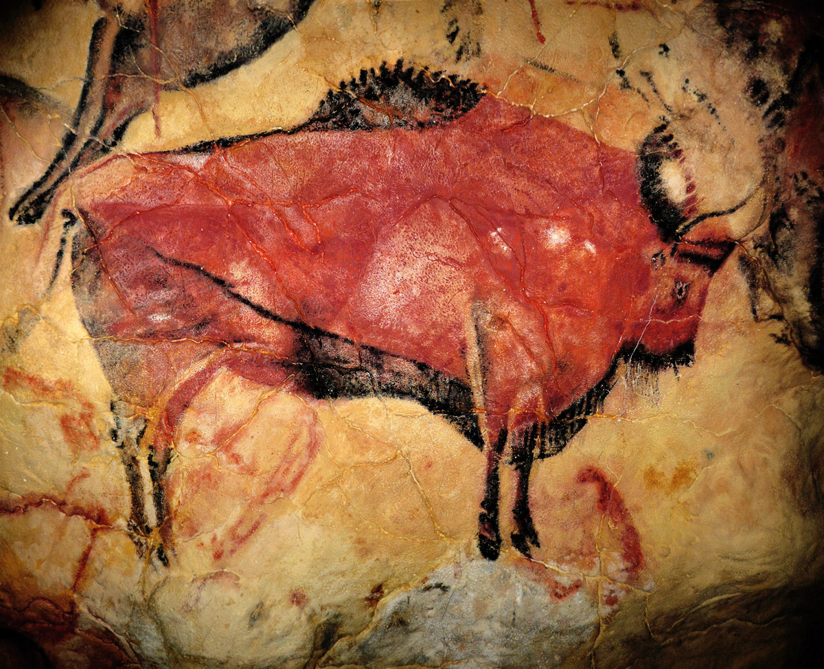 Altamira Cave Art Paintings Spain