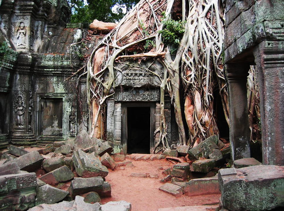 Angkor Wat, in modern day Cambodia, is the largest religious monument in the world.