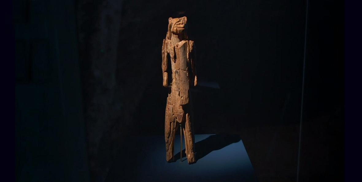 Lion Man Hohlenstein-Stadel cave Aurignacian Ice Age Sculpture Germany