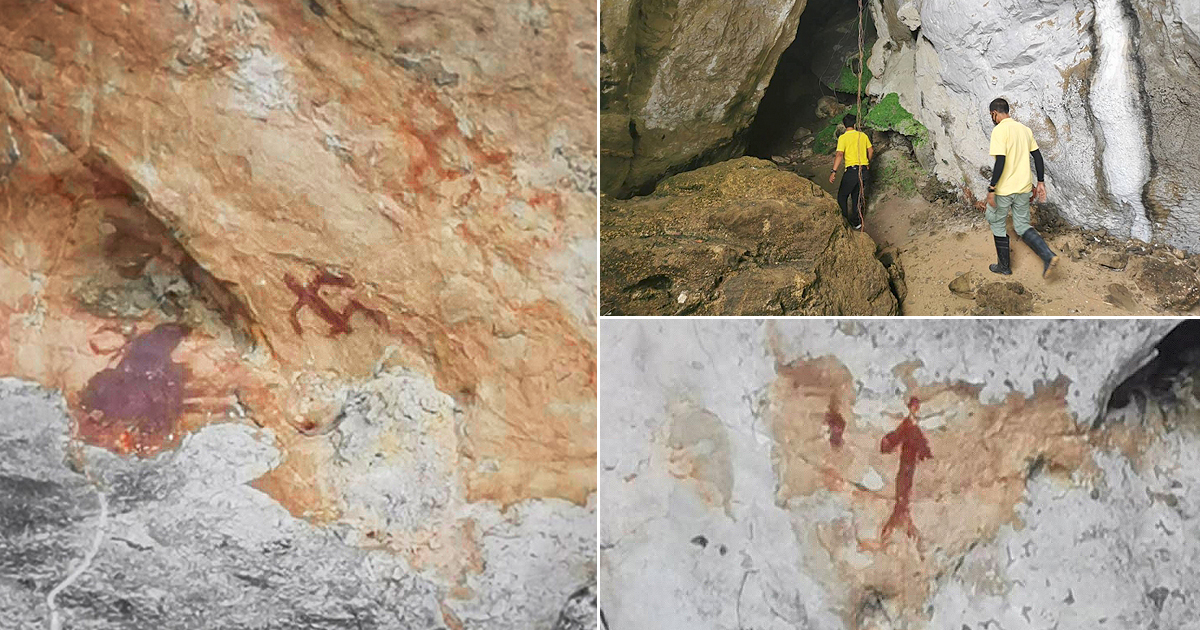 Newly discovered cave paintings Phang Nga art Thailand's Phang Nga province Phang Nga Bay Marine National Park
