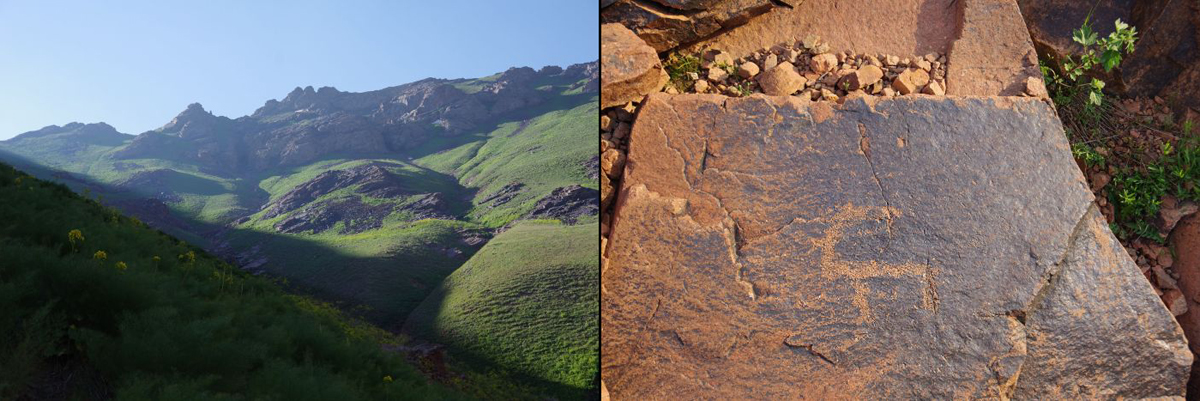 Uzbekistan Polish archaeologists rock carvings petroglyphs archaeology archaeologists