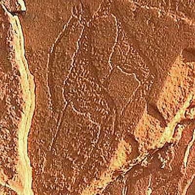 Engravings Rock Art Petroglyphs Twyfelfontein Namibia Africa