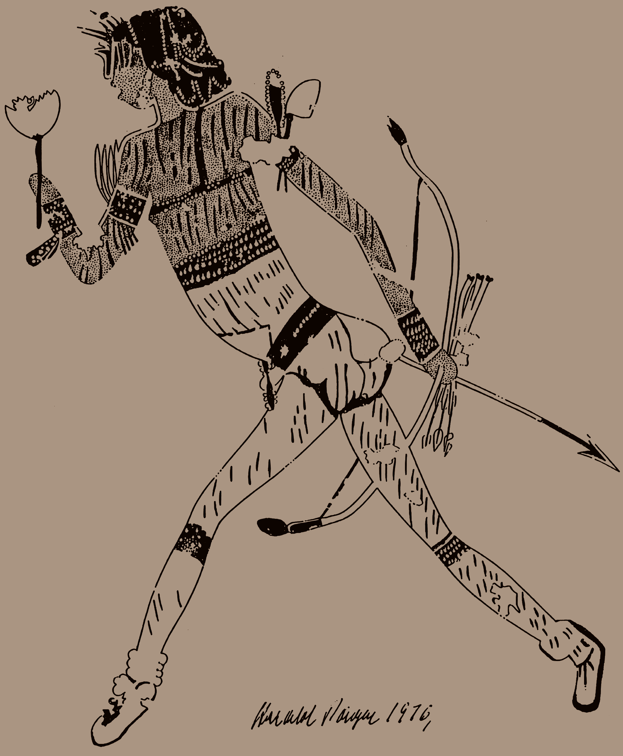 White Lady Rock Art Painting Namibia Africa Archaeology Brandberg Daureb Brandberg Damara Burnt Mountain World Heritage Bradshaw Foundation