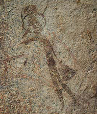 Rock Art Paintings Archaeology Africa Tanzania Singida Lake Eyasi Basin