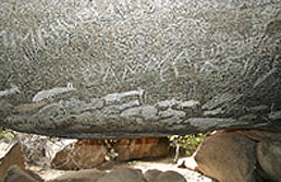 Rock Art Paintings Archaeology Africa Tanzania Mguguno