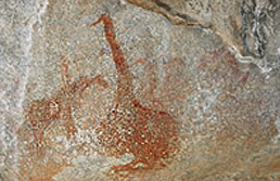 Rock Art Paintings Archaeology Africa Tanzania Mjukhuda