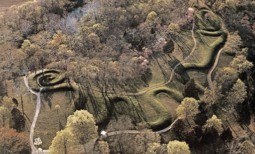 Serpent Mound in North America