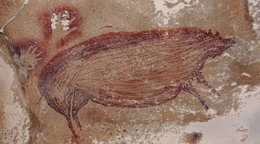 What The Oldest Known Cave Painting Reveals About Early Humans Leang Tedongnge Cave Archaeology Bradshaw Foundation