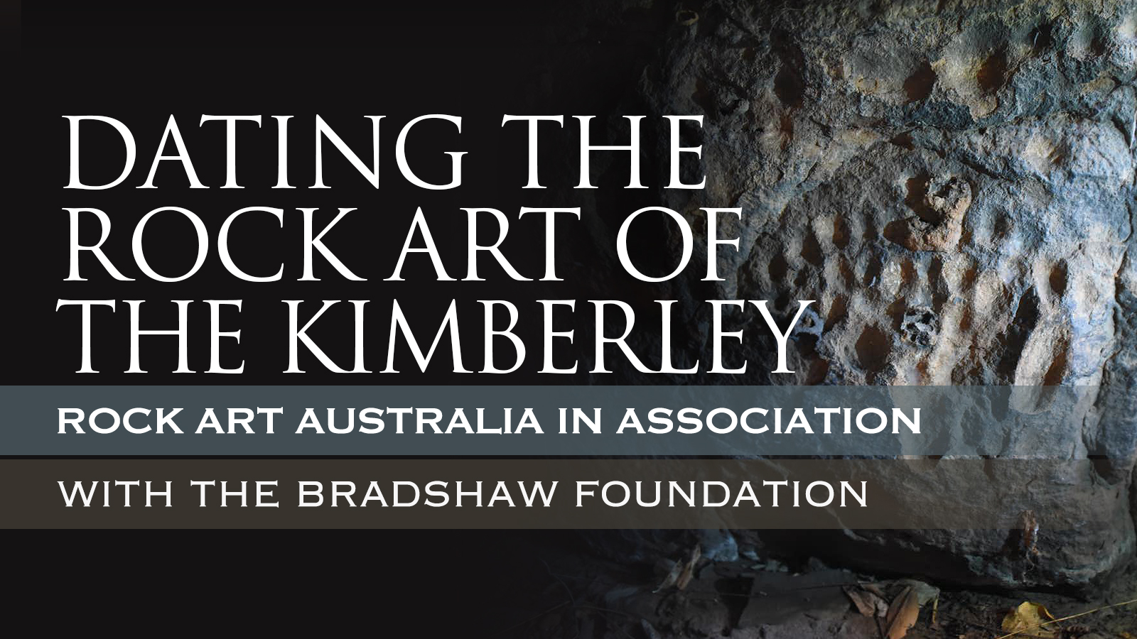 Dating the Rock Art of the Kimberley
