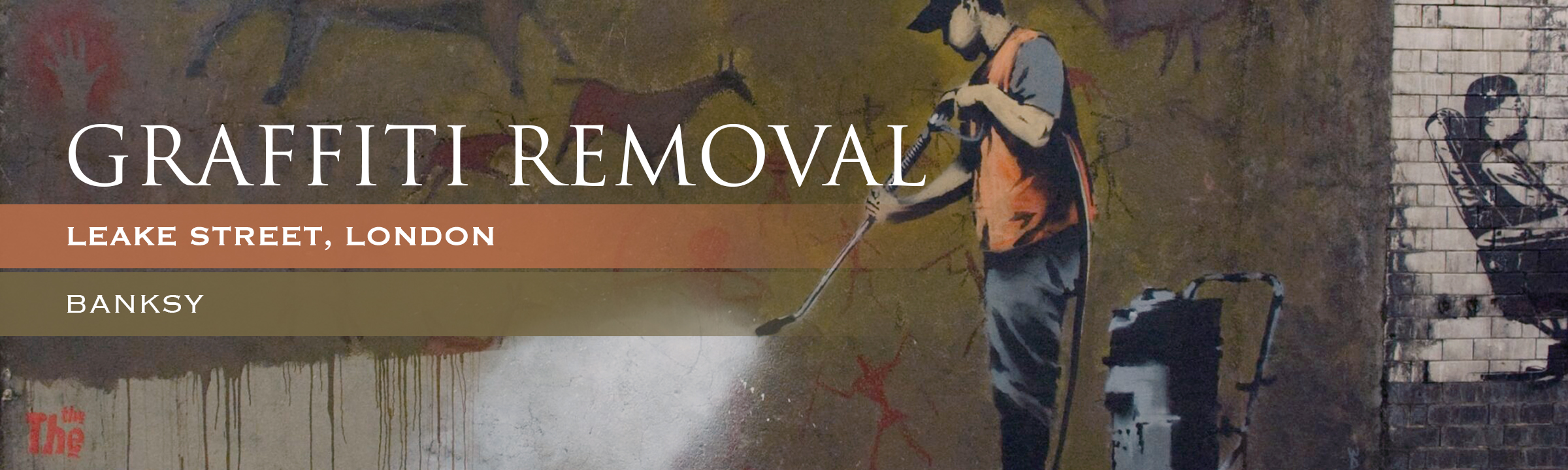 Graffiti Removal by Banksy