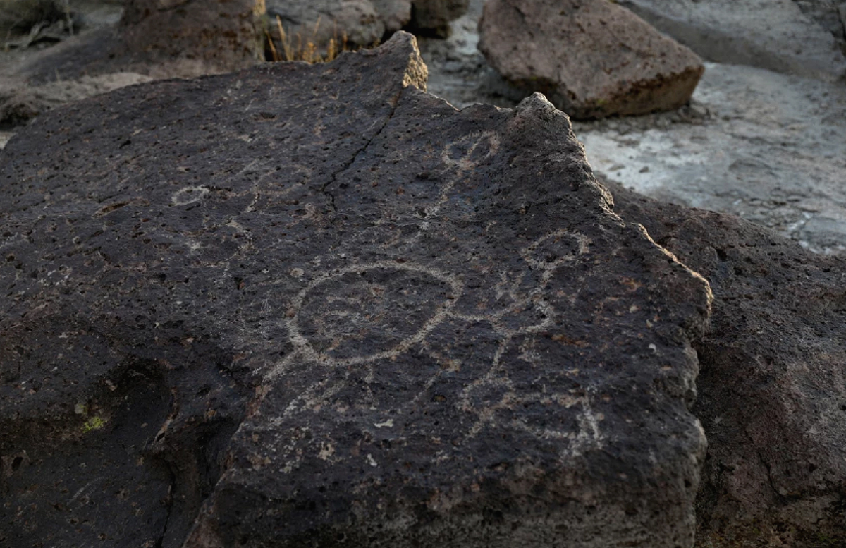 Caltech sacred Native American petroglyph site Bishop California Fish Slough