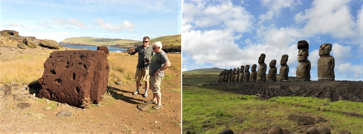 Constructing Easter Island Rapa Nui Moai pukao Bradshaw Foundation