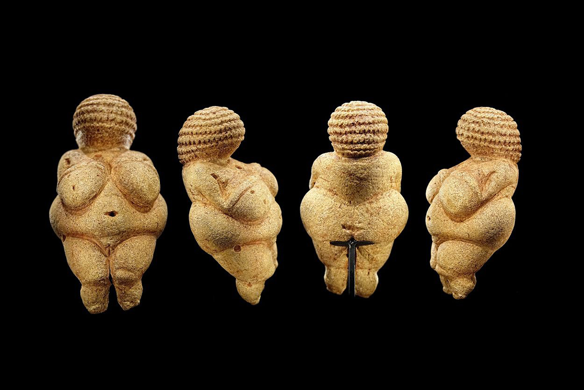 Origins Venus of Willendorf tomography figurine sculpture Italy