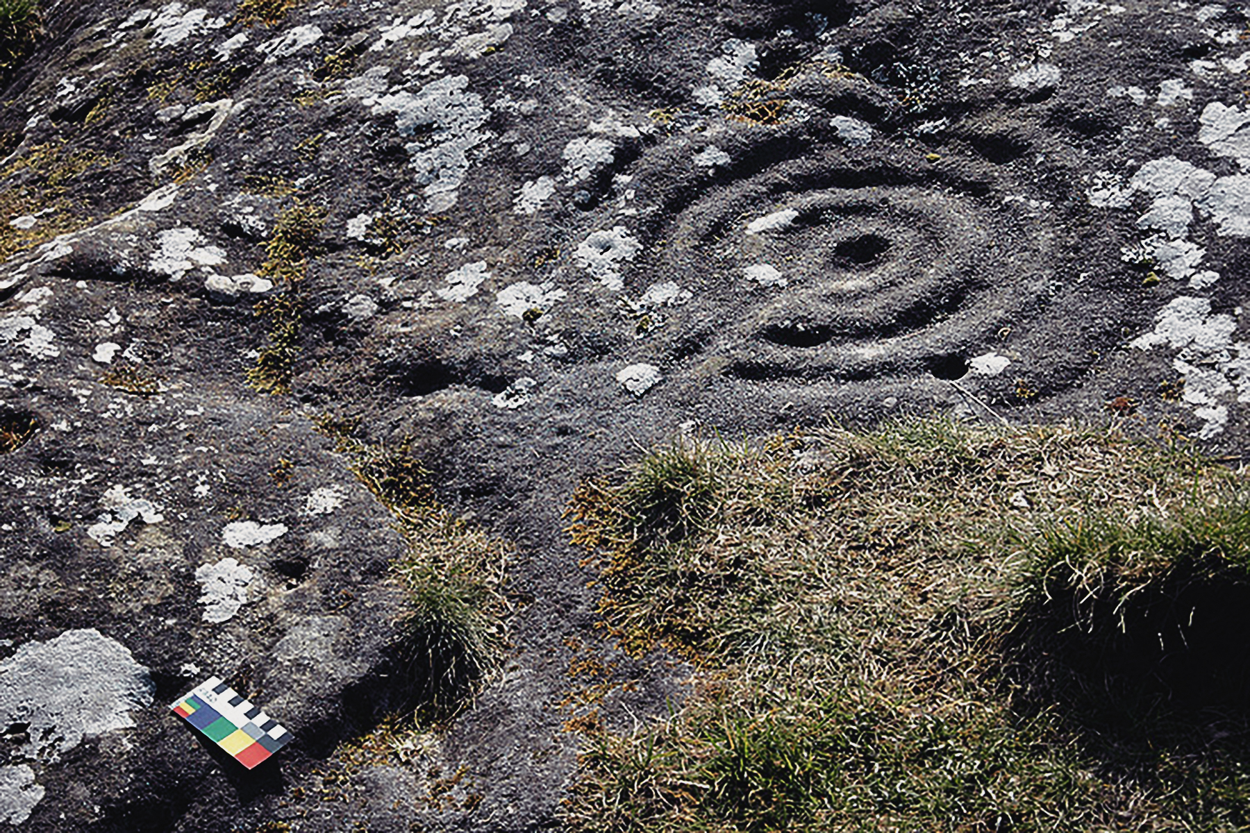 Gapped Circles Prehistoric open-air cup ring rock art  carvings from Northumberland Archaeology