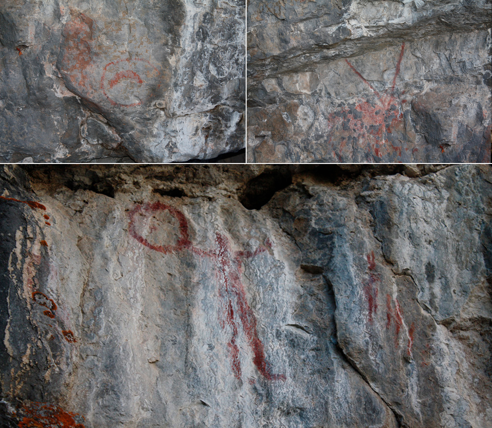 Rock Art Petroglyphs Pictographs Western Canada Grassi Lakes, Canmore Nordic Centre Provincial Park, Alberta
