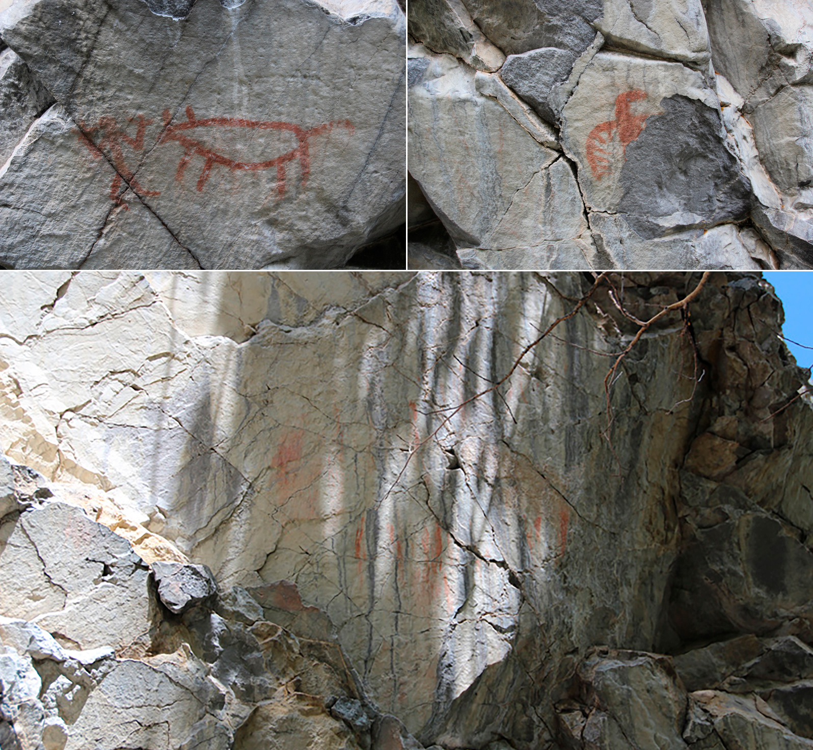 Rock Art Petroglyphs Pictographs Western Canada Zephyr Creek, Highwood Provincial Recreation Area, Alberta
