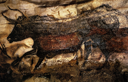Bull Lascaux Cave Art Paintings