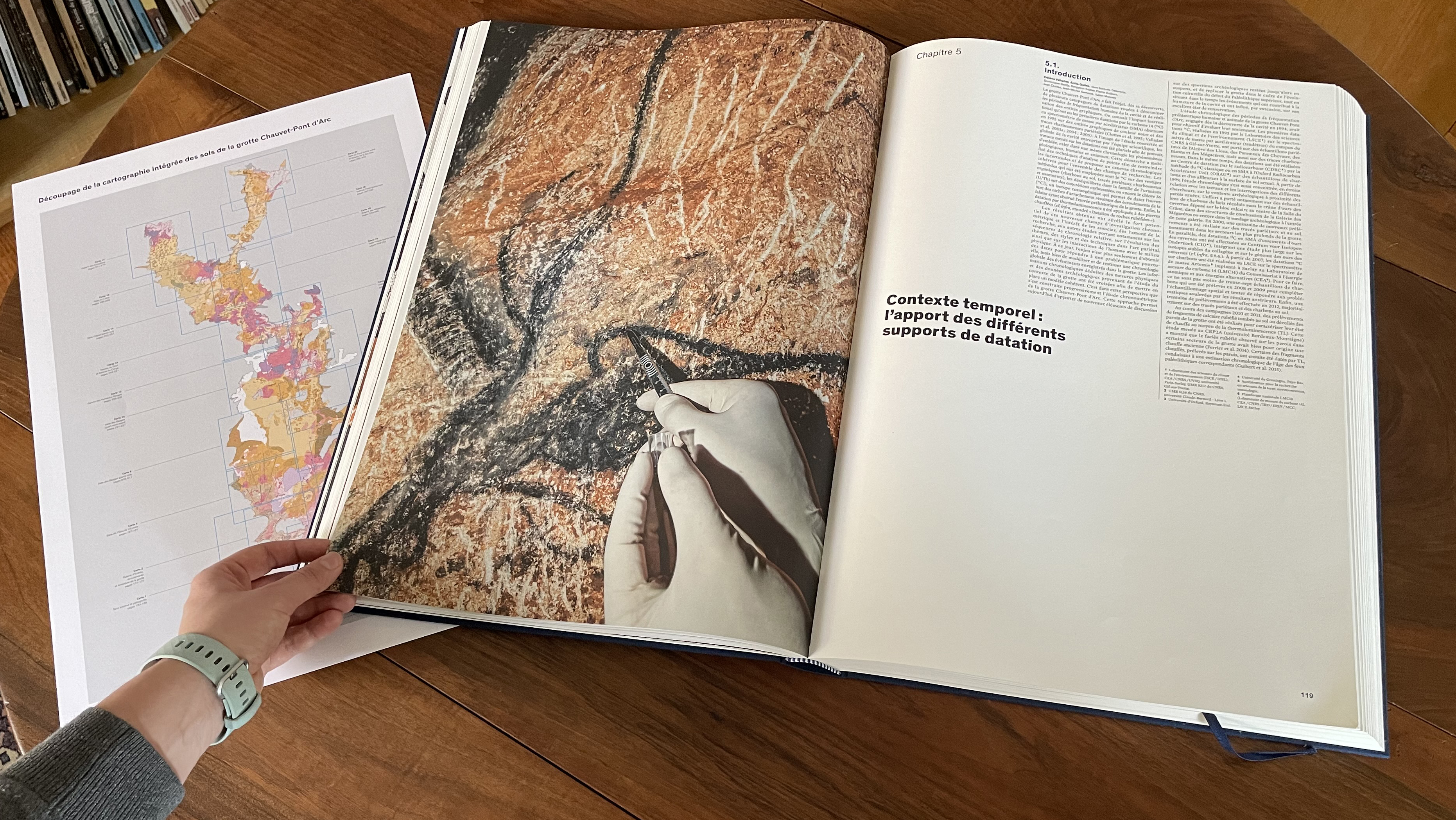 Rock Art Network Bradshaw Foundation Chauvet Cave Art Paintings Atlas L'Atlas Grotte Chauvet-Pont d'Arc Book Publication Jean-Jacques Delannoy Jean-Michel Geneste 1/100 maps France Europe