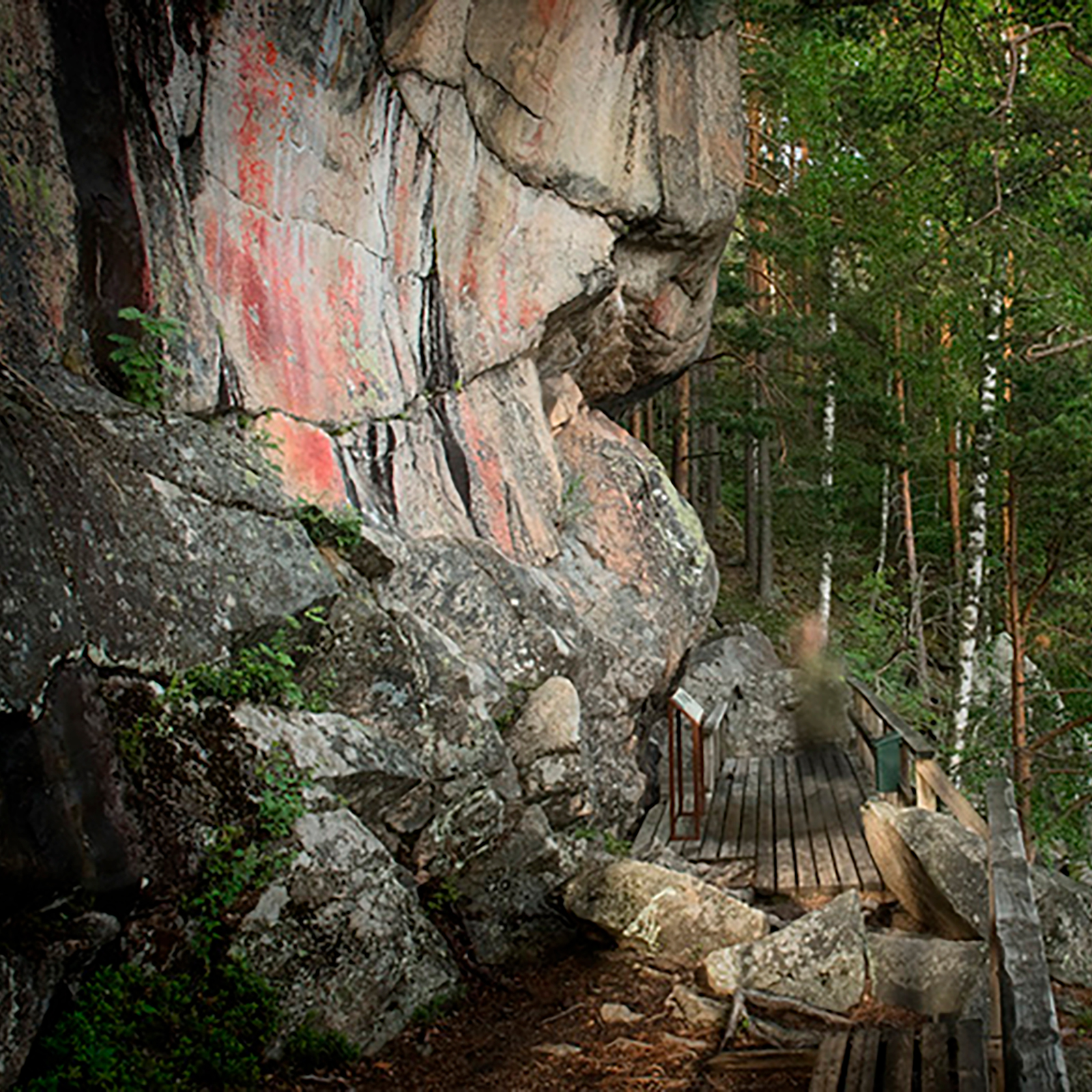 Astuvansalmi, Ristiina Rock Art Finland Scandinavia Scandinavian Archaeology