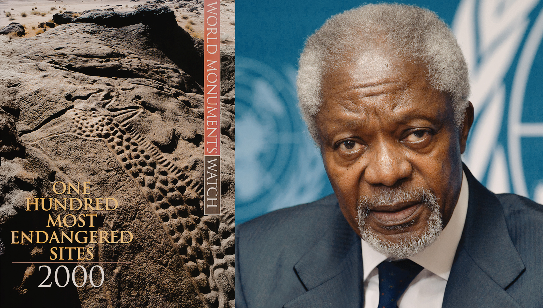 Kofi Annan African Rock Art United Nations Secretary General
