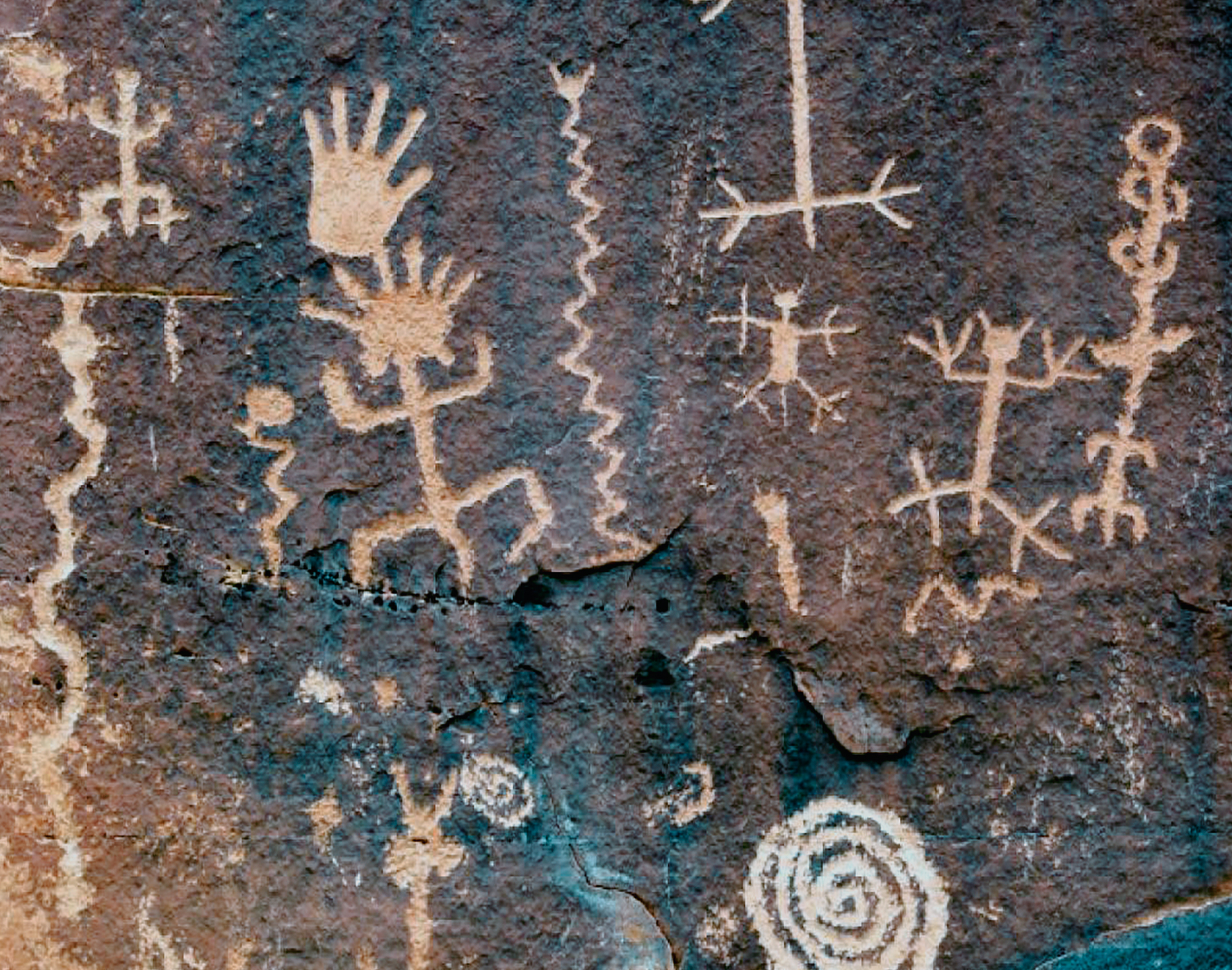 Handprints Australia Hand Hands Mofif Symbol Rock Art Archaeology