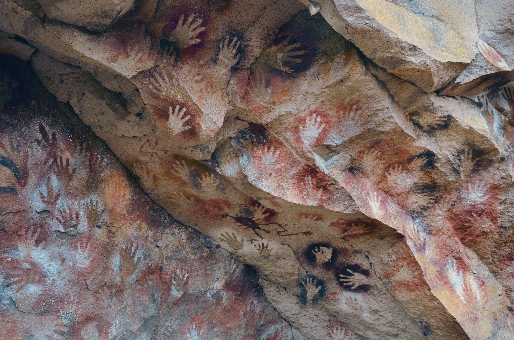 Cuevas de las Manos Cave of the Hands Handprints Hand Prints Motif Rock Art Argentina Archaeology