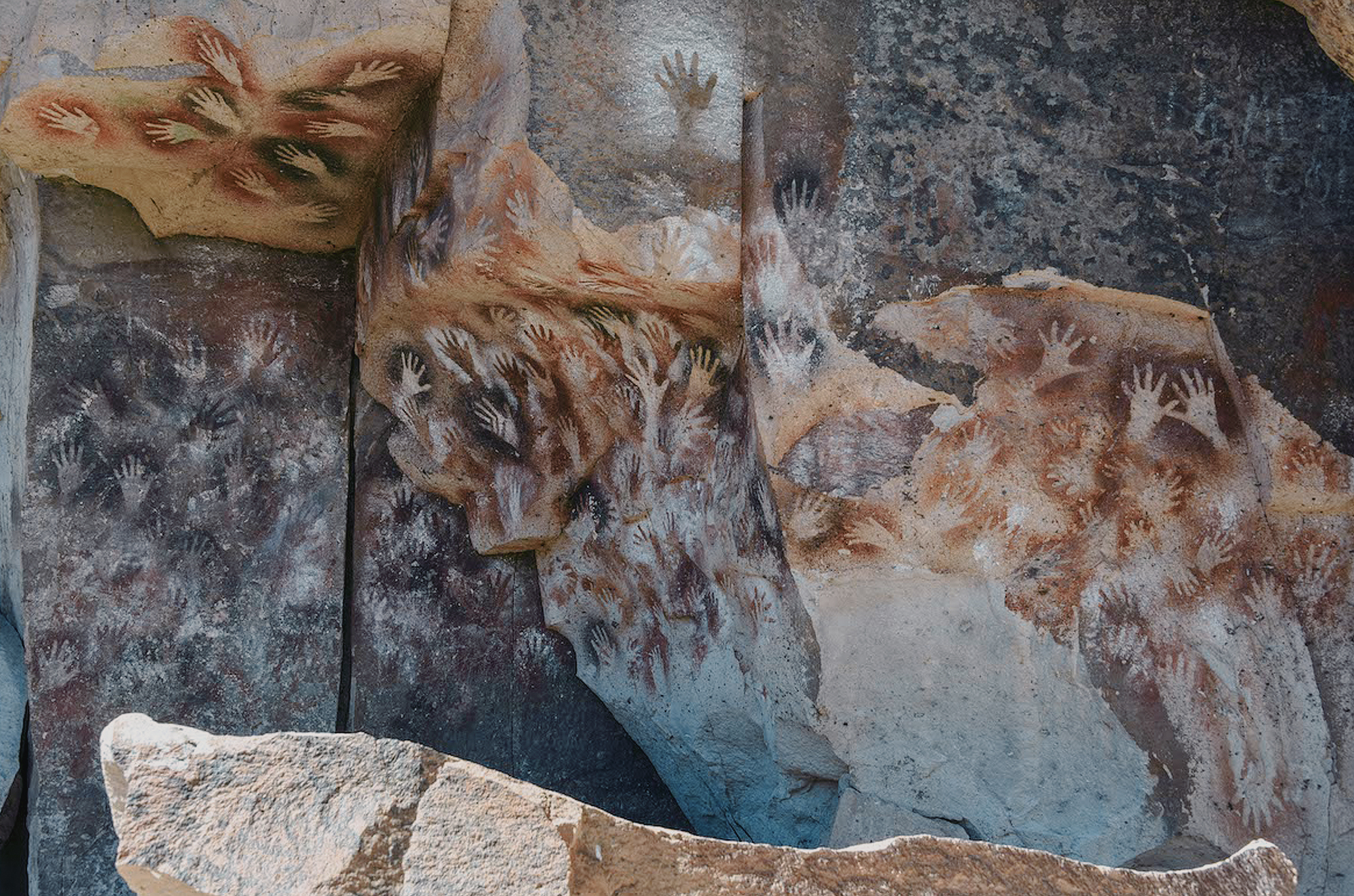 Cuevas de las Manos Cave of the Hands Handprints Hand Prints Motif Rock Art Argentina Archaeology