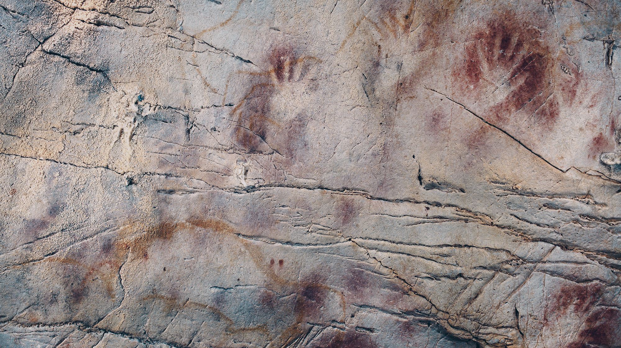 Rock Art Hands Handprints El Castillo Archaeology South Africa