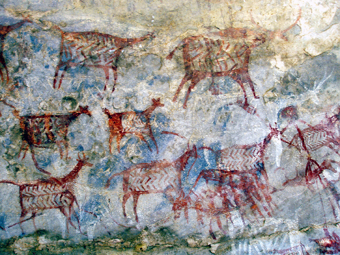 ancient indian cave paintings