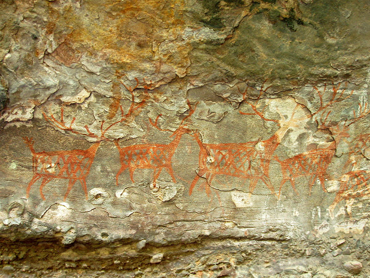 India Rock Art Cave Paintings Karabad Bradshaw Foundation