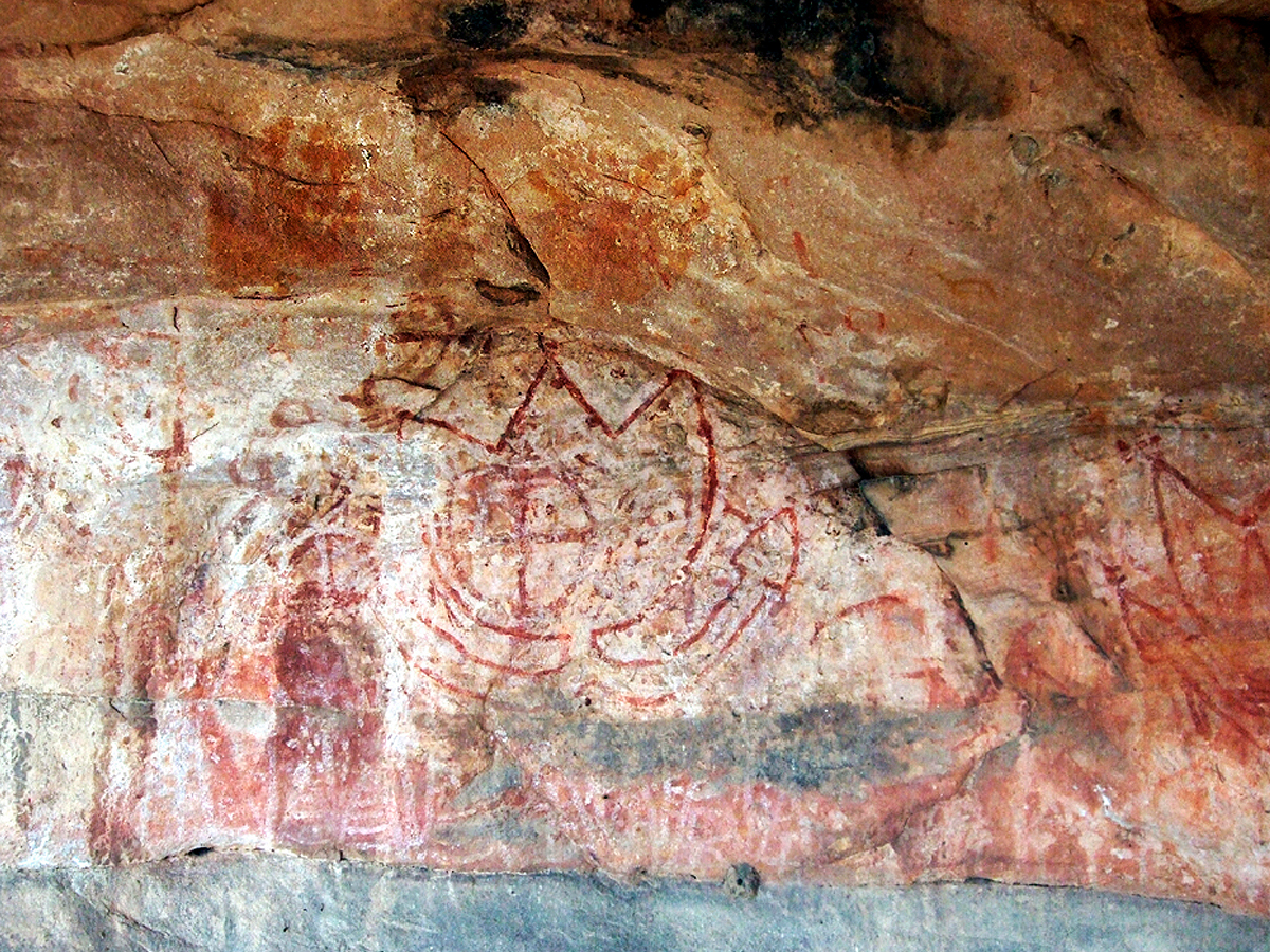 Handprints Rock Art Tribal Art India Archaeology