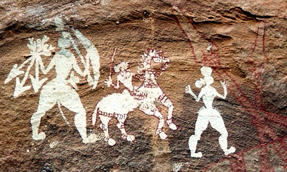 Bradshaw Foundation Rock Art Paintings Pachmarhi Hills India Prehistoric Prehistory Archaeology