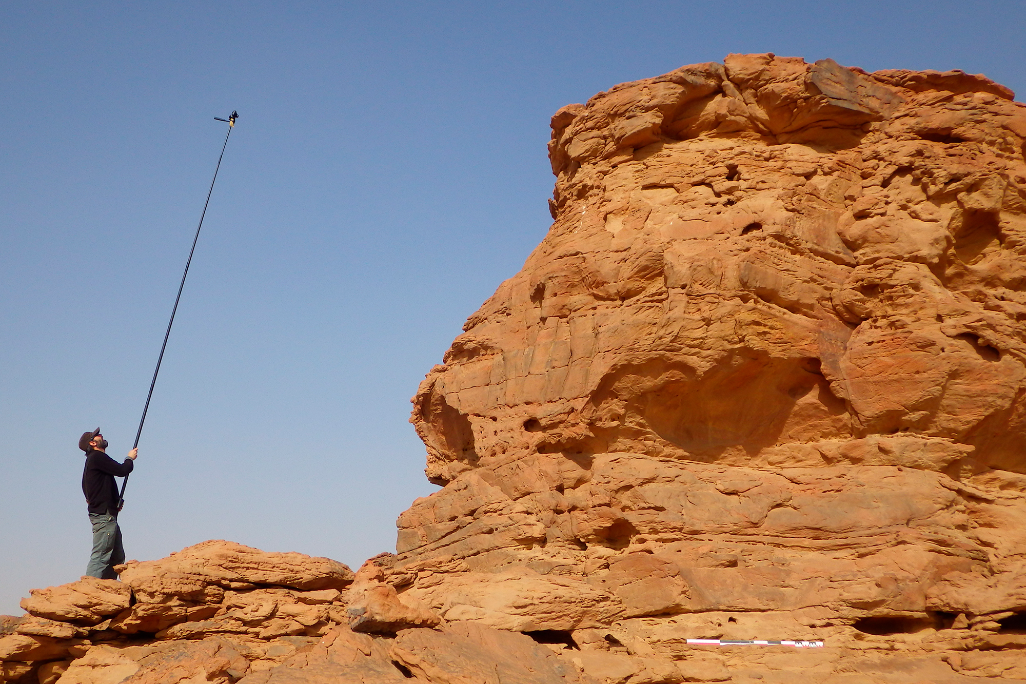 Rock Art Saudi Arabia Camel Equids Site Animal Reliefs Jawf Province Sakâkâ Nabataean
