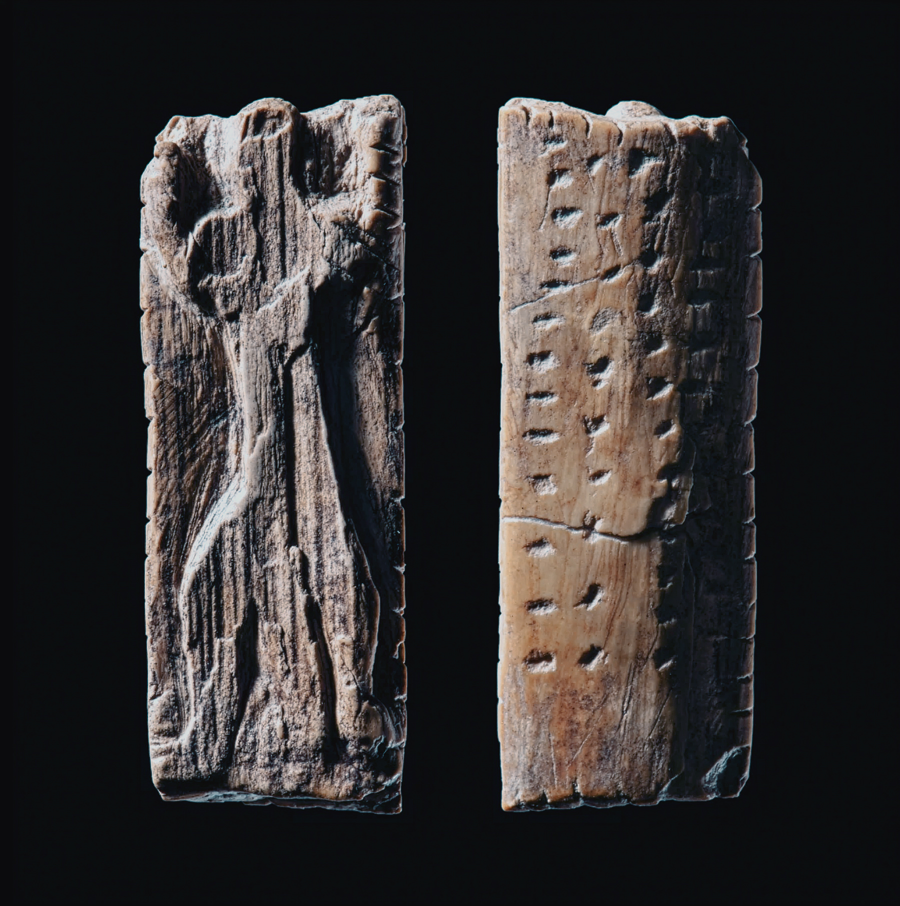 A 38,000-year-old figurine from Geißenklösterle Cave in Germany