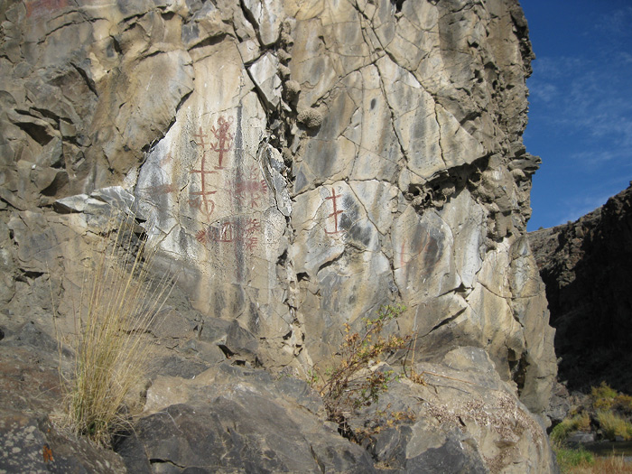 Rock Art Oregon Territory Picture Gorge Petroglyphs Pictographs Bradshaw Foundation Archaeology