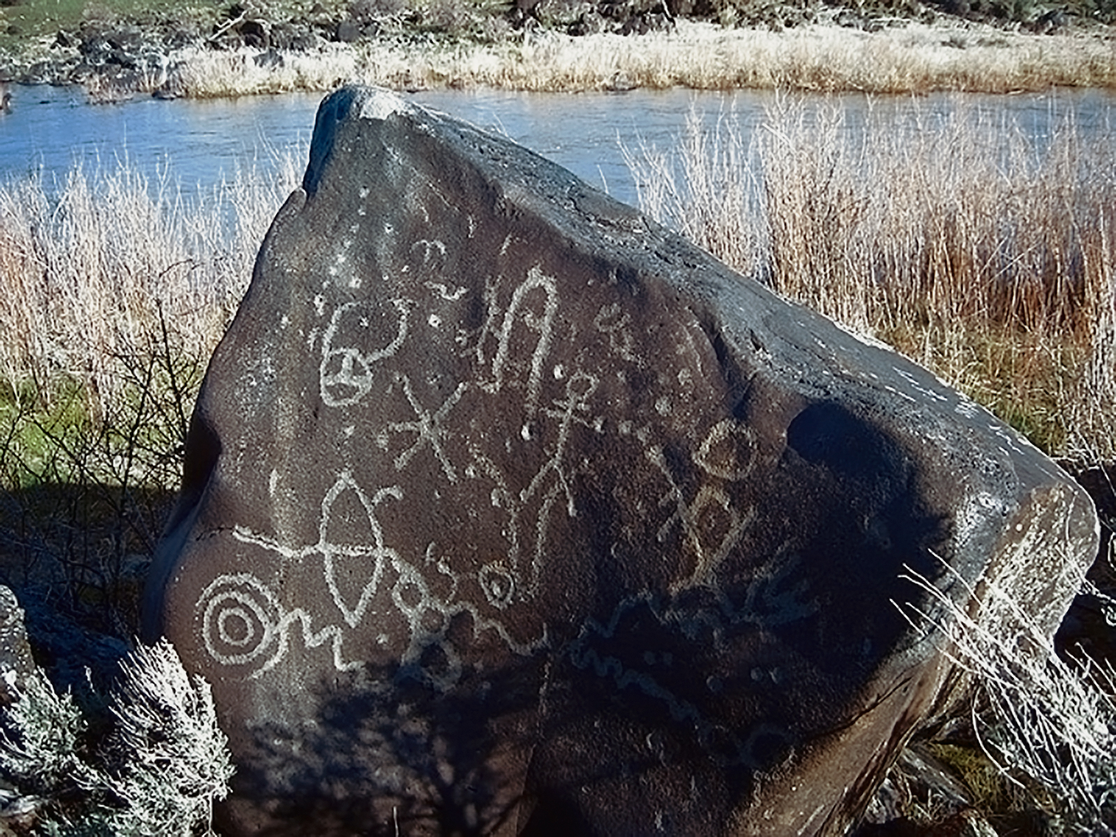 Rock Art Oregon Territory Yturrionobeitia Ranch Petroglyphs Pictographs Bradshaw Foundation Archaeology