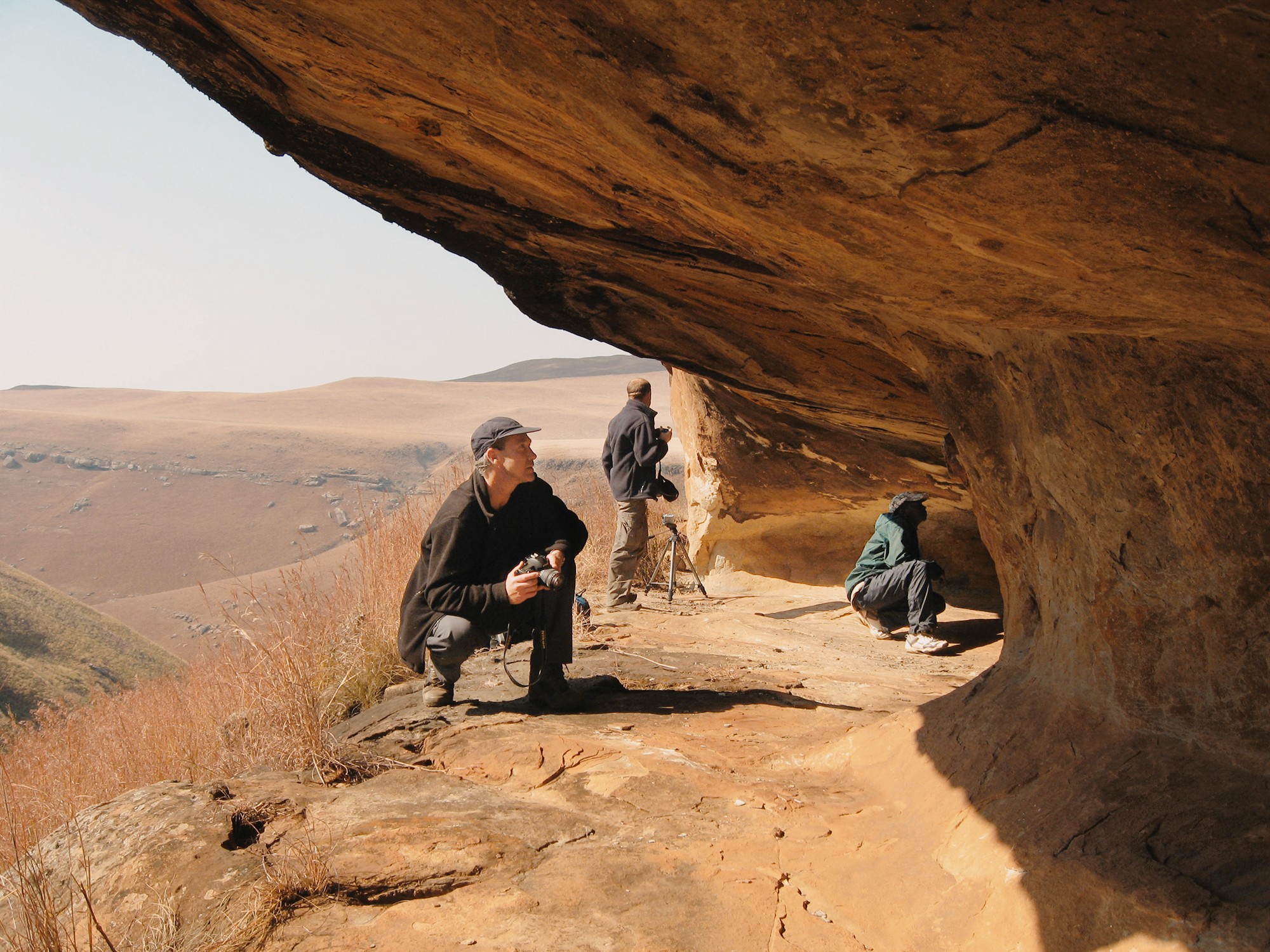 Peter Robinson, Bradshaw Foundation in the Drakensberg Mountains