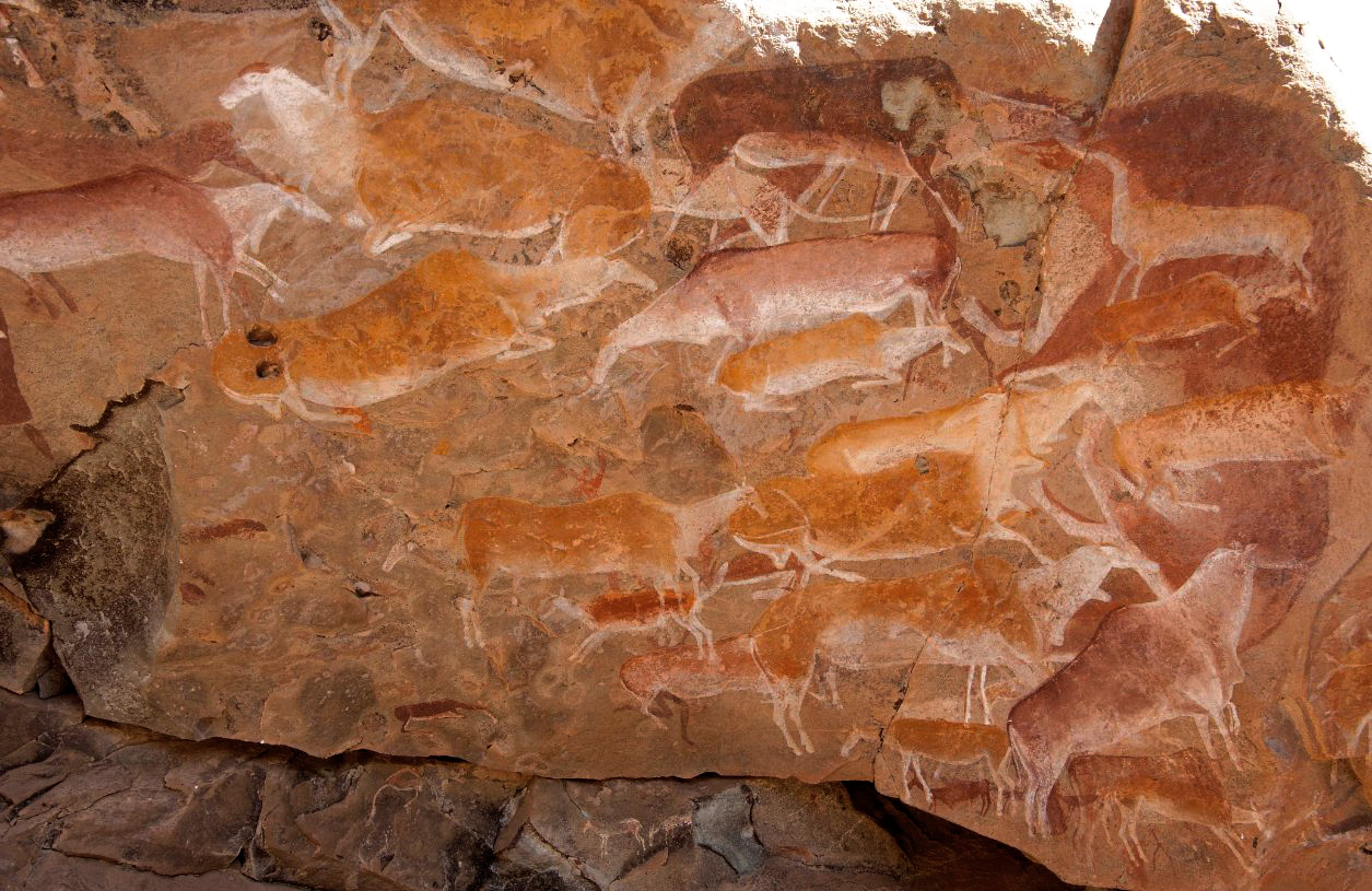 Color and power: rock art of San hunter gatherers in Ukhahlamba-Drakensberg San rock art exhibition National Museum & Research Center of Altamira Rock Art Network Bradshaw Foundation Getty Conservation Institute