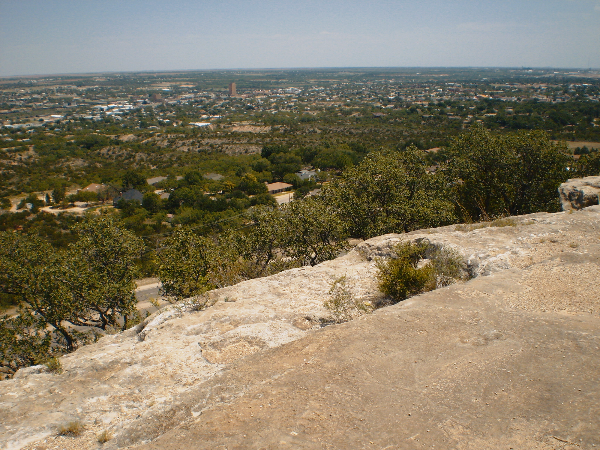 View of Big Spring from Scenic Mountain, western Texas Johannes Loubser Rock Art Network Archaeology Bradshaw Foundation