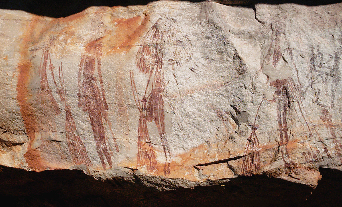 Rock art from the Kimberley in Western Australia