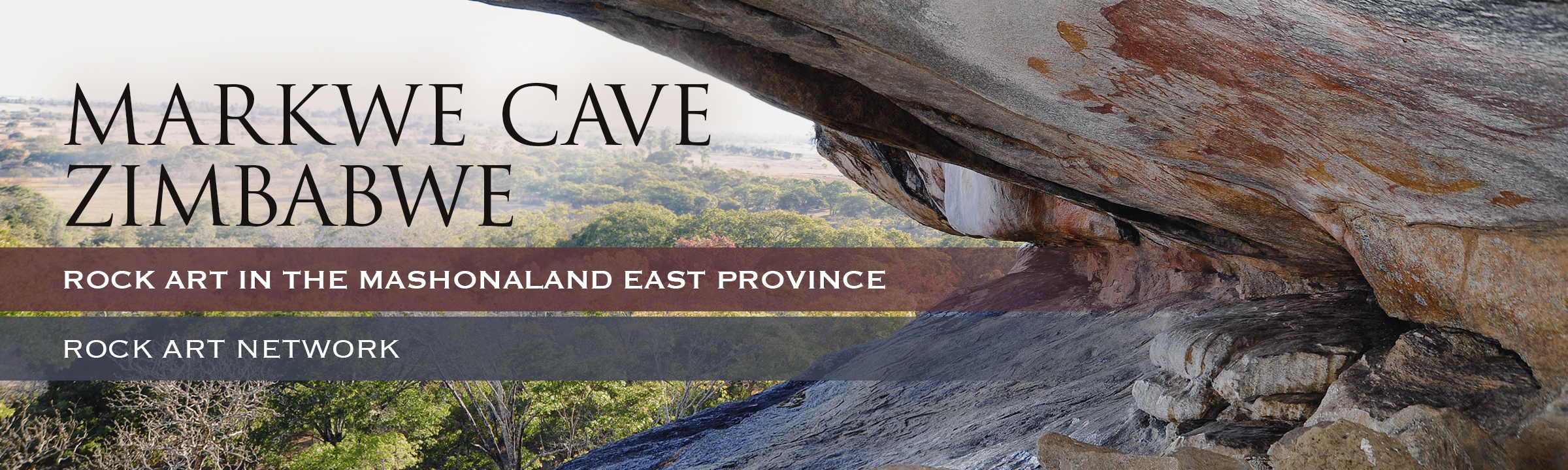 Rock Art Network RAN Markwe Cave Zimbabwe