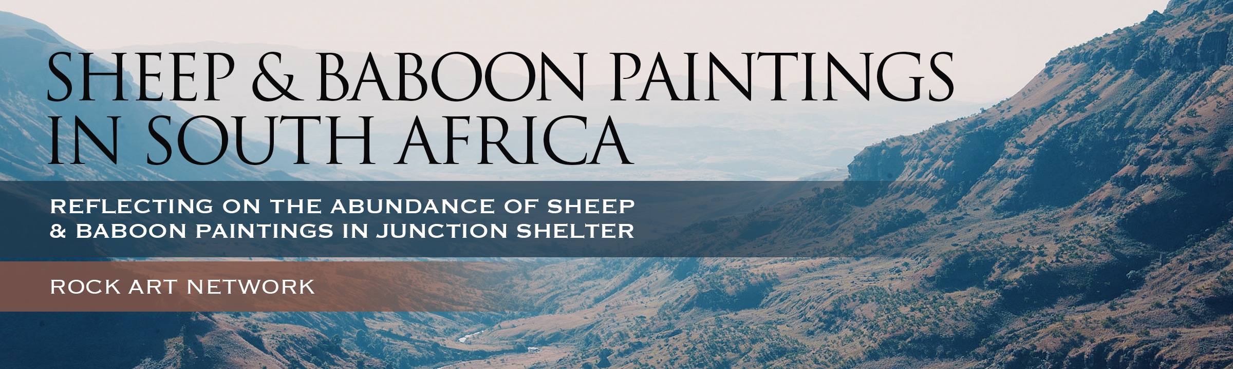 Reflecting on the abundance of sheep and baboon paintings in Junction Shelter, Didima Gorge, South Africa