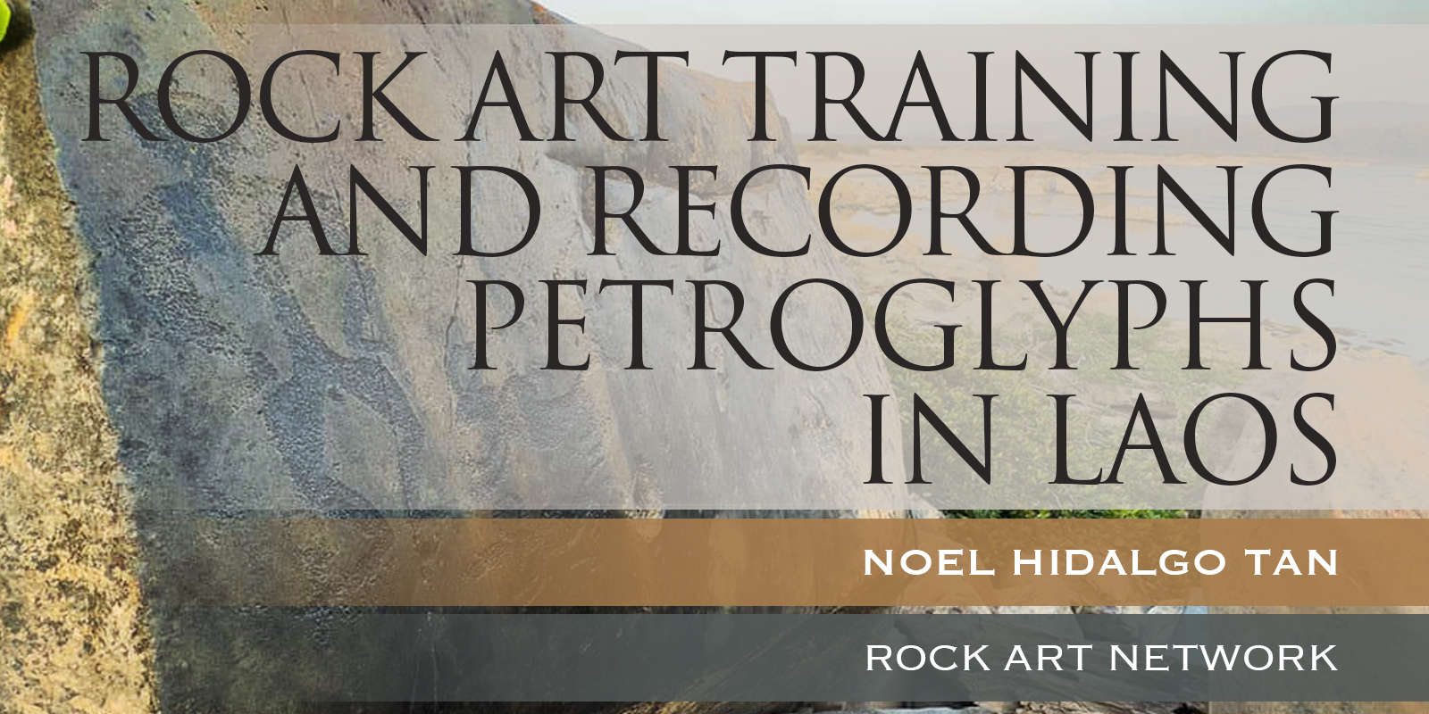 Rock Art Network Rock Art Training and Recording Petroglyphs in Laos