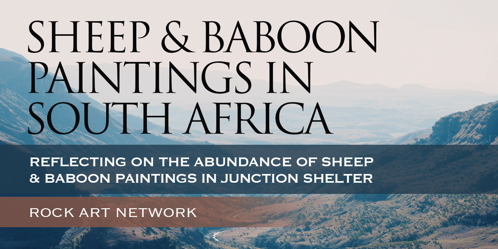Reflecting on the abundance of sheep and baboon paintings in Junction Shelter, Didima Gorge, South Africa