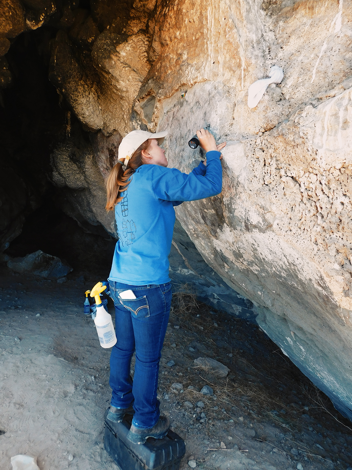 Rock Art Removing enamel spray paint crevice Dremel drill