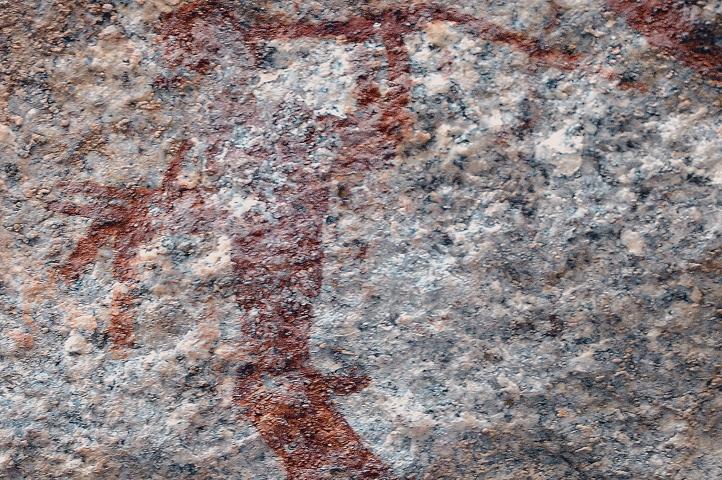 Possible Owl Rock Art Markwe Cave Zimbabwe Africa Archaeology