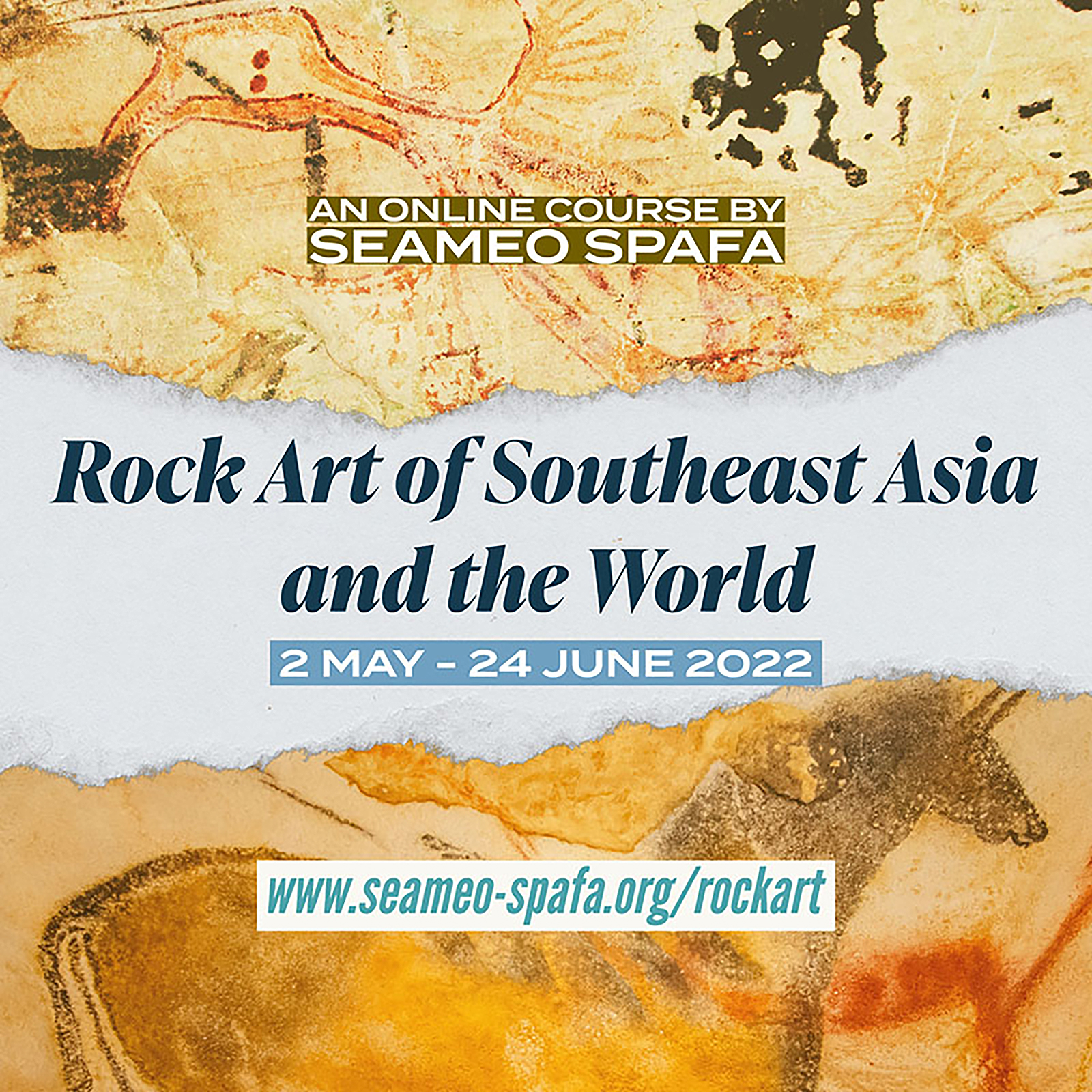 An online rock art course by SEAMEO Regional Centre for Archaeology and Fine Arts (SPAFA)