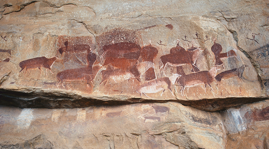Maloti-Drakensberg Park South Africa Lesotho Rock Art Network Cave Paintings UNESCO World Heritage List Bradshaw Foundation Getty Conservation Institute