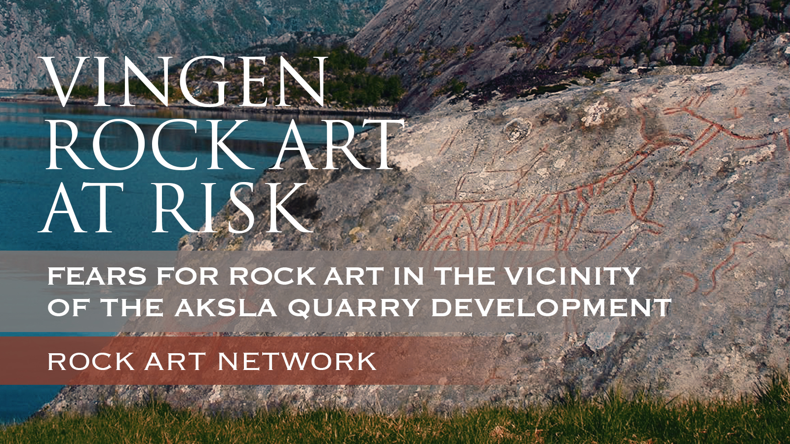 Norway Vingen rock art petroglyphs at risk