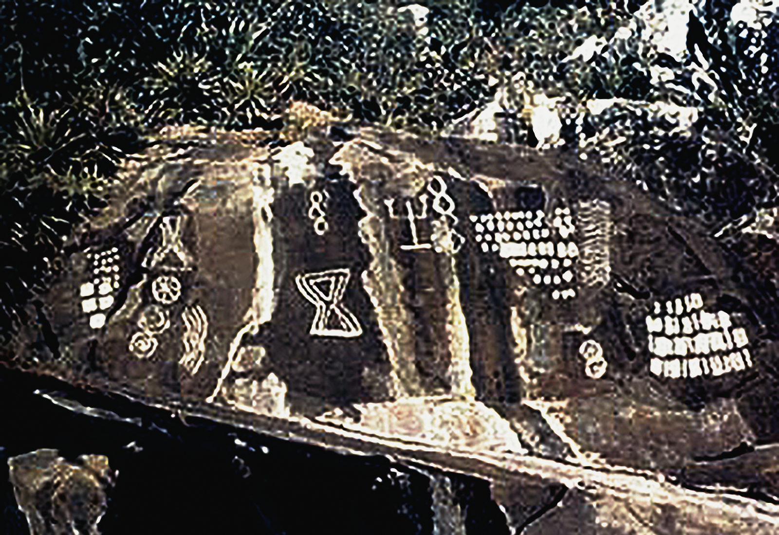 Campeche Rock Art Petroglyphs